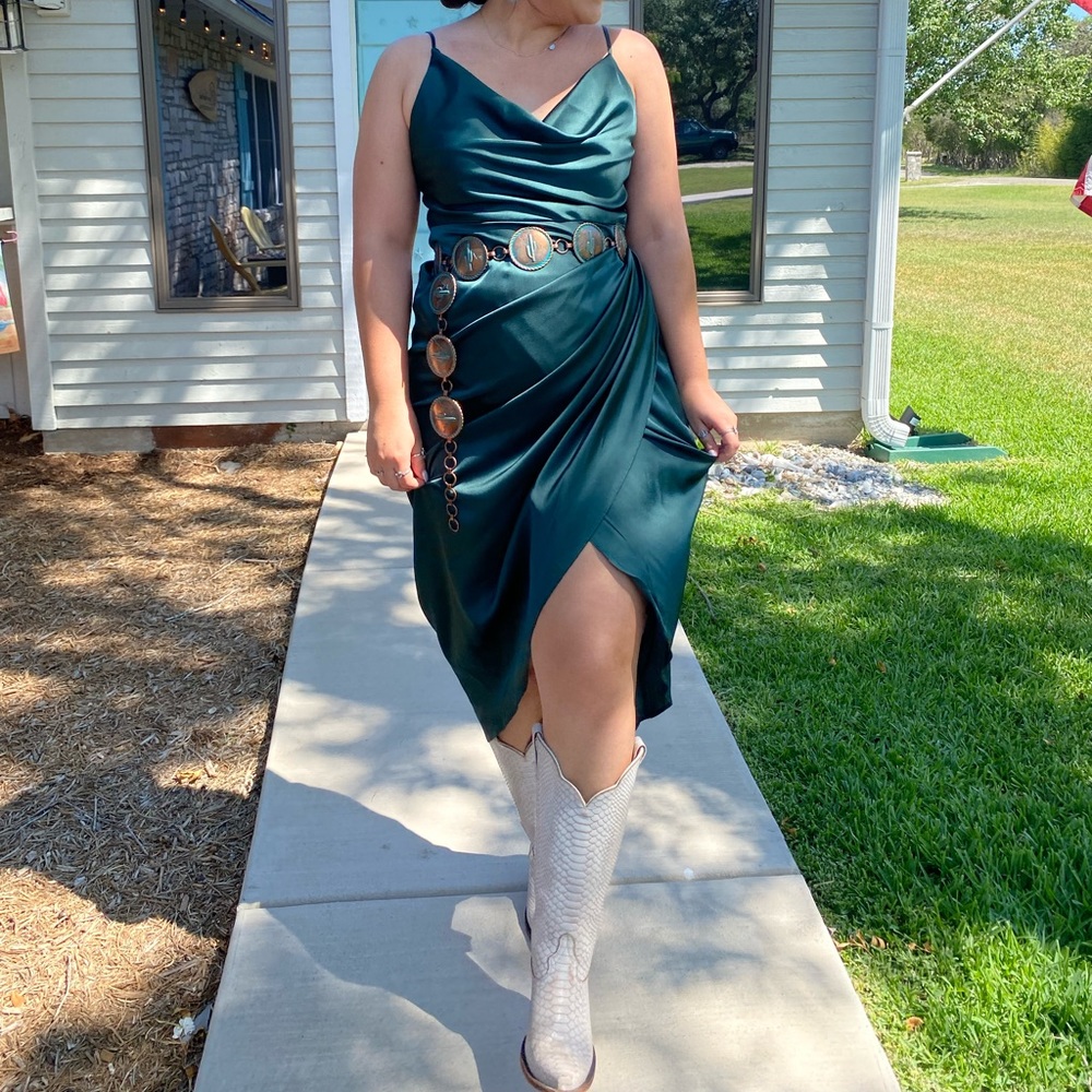 Satin Dress - Picture 3 of 5